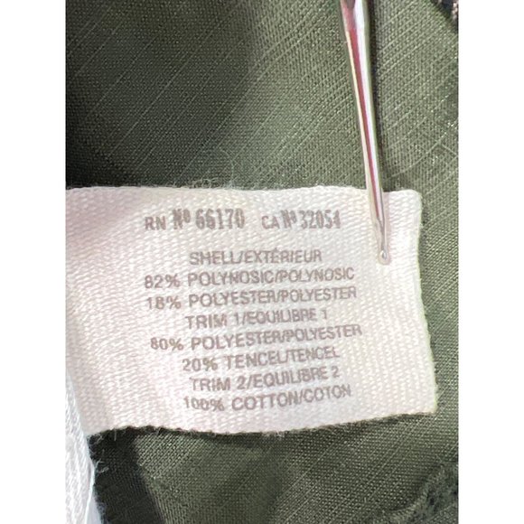 Daughters Of The Liberation Double Breasted Military Jacket Womens 6 Olive Green - Picture 3 of 6